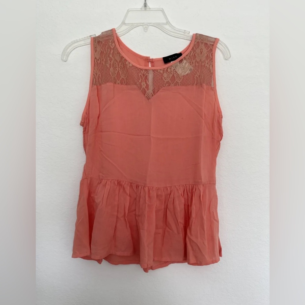 Mine Juniors Girls Sleeveless Blouse Size L